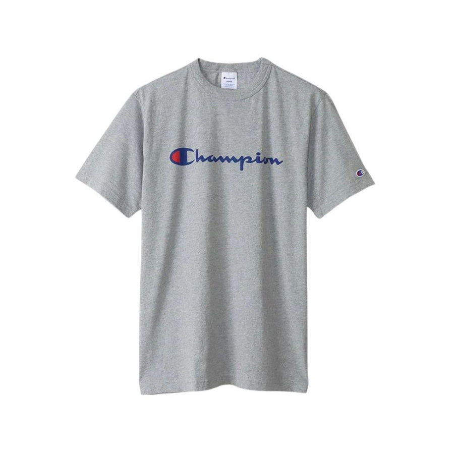 CHAMPION ESSENTIAL CHAMPION LOGO เสื้อยืดแขนสั้นผู้ชาย