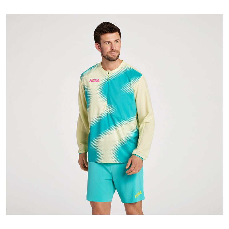 HOKA - 1/2 ZIP WIND SHELL Men - Rev Online