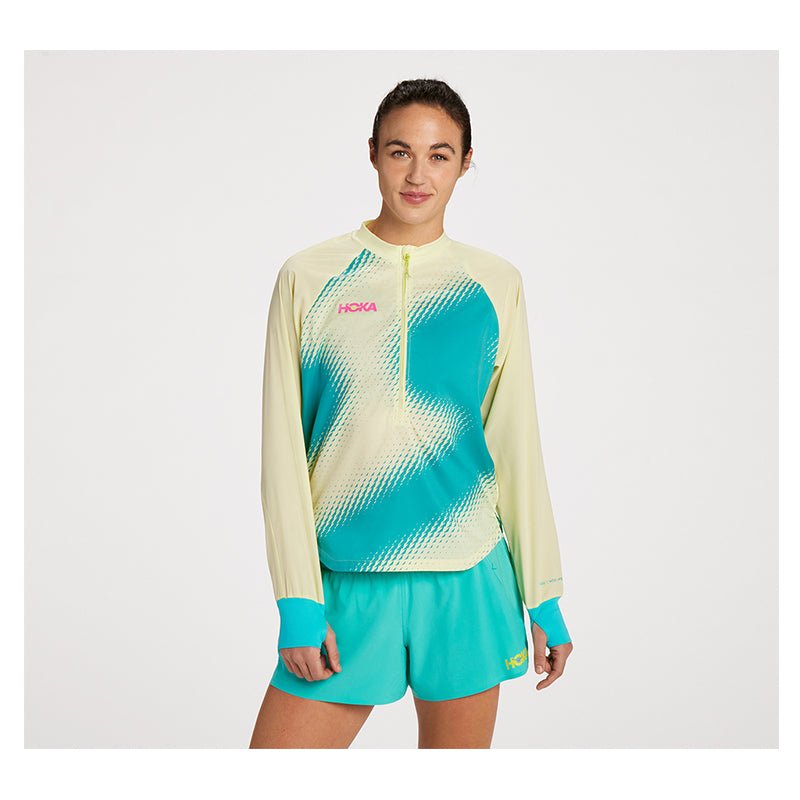HOKA - 1/2 ZIP WIND SHELL Women - Rev Online