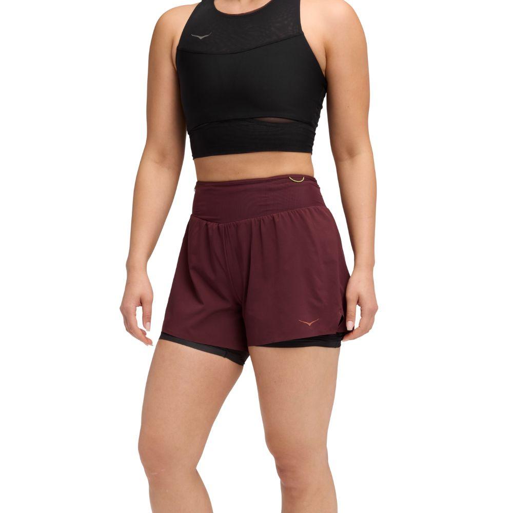 HOKA SKYGLIDE SHORT กางเกงวิ่งผู้หญิง - Rev Online