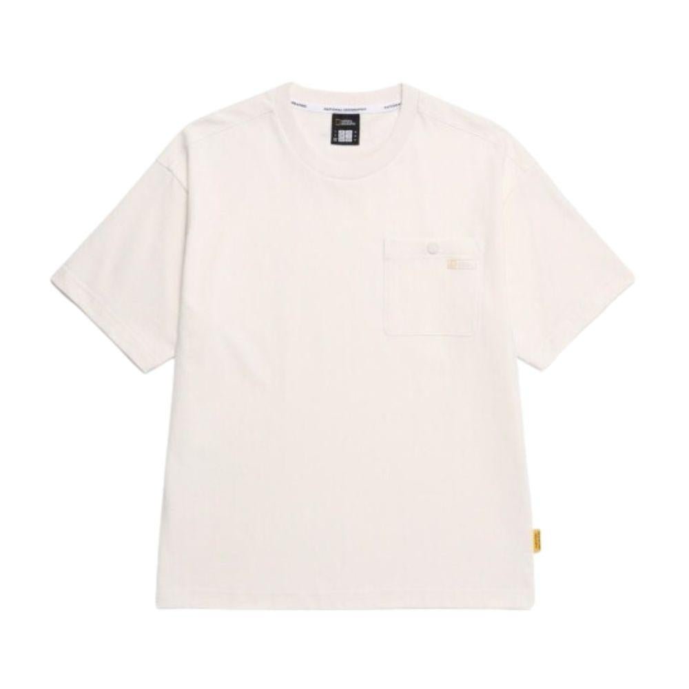 NATIONAL GEOGRAPHIC 16'S COTTON SEMI - OVER FIT เสื้อยืดทีเชิ๊ตสำหรับผู้ชายและผู้หญิง - Rev Online