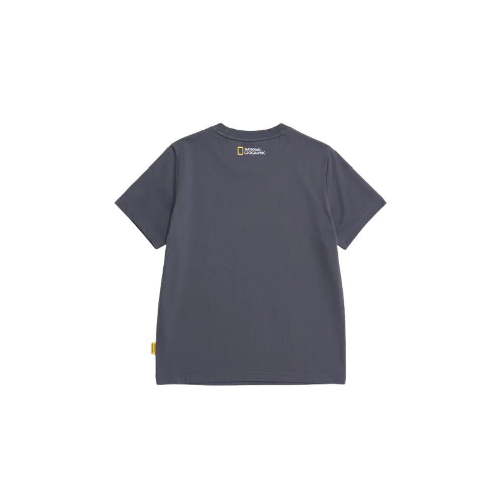 NATIONAL GEOGRAPHIC NEODY SMALL LOGO BASIC FIT เสื้อยืดทีเชิ๊ตสำหรับผู้ชายและผู้หญิง - Rev Online