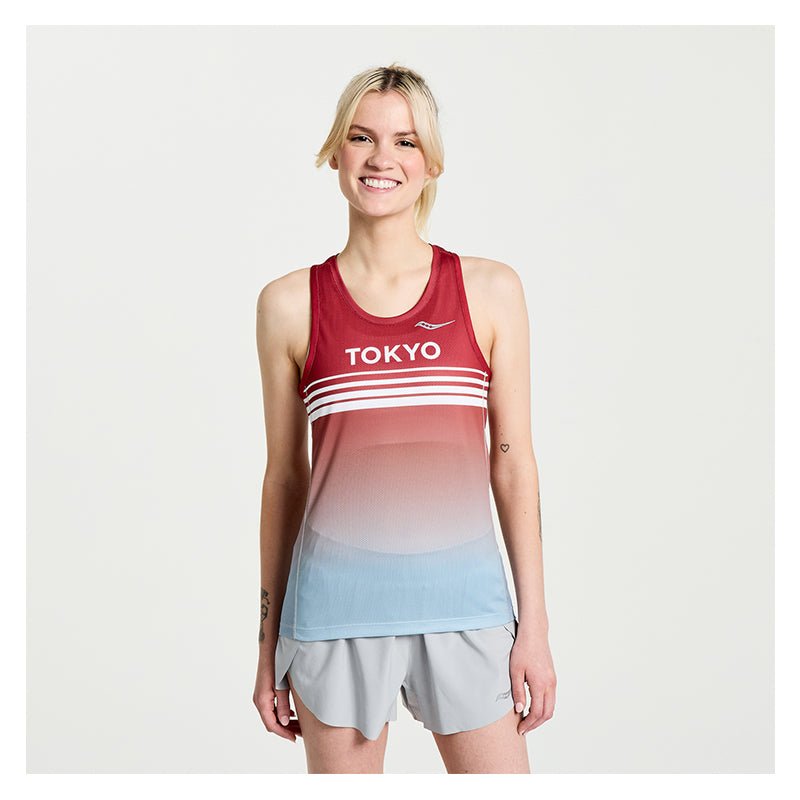 SAUCONY - STOPWATCH SINGLET Women - Rev Online